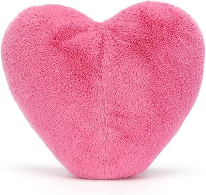 Jellycat Large Amuseable Pink Heart Collectable Stuffed Plush Decoration